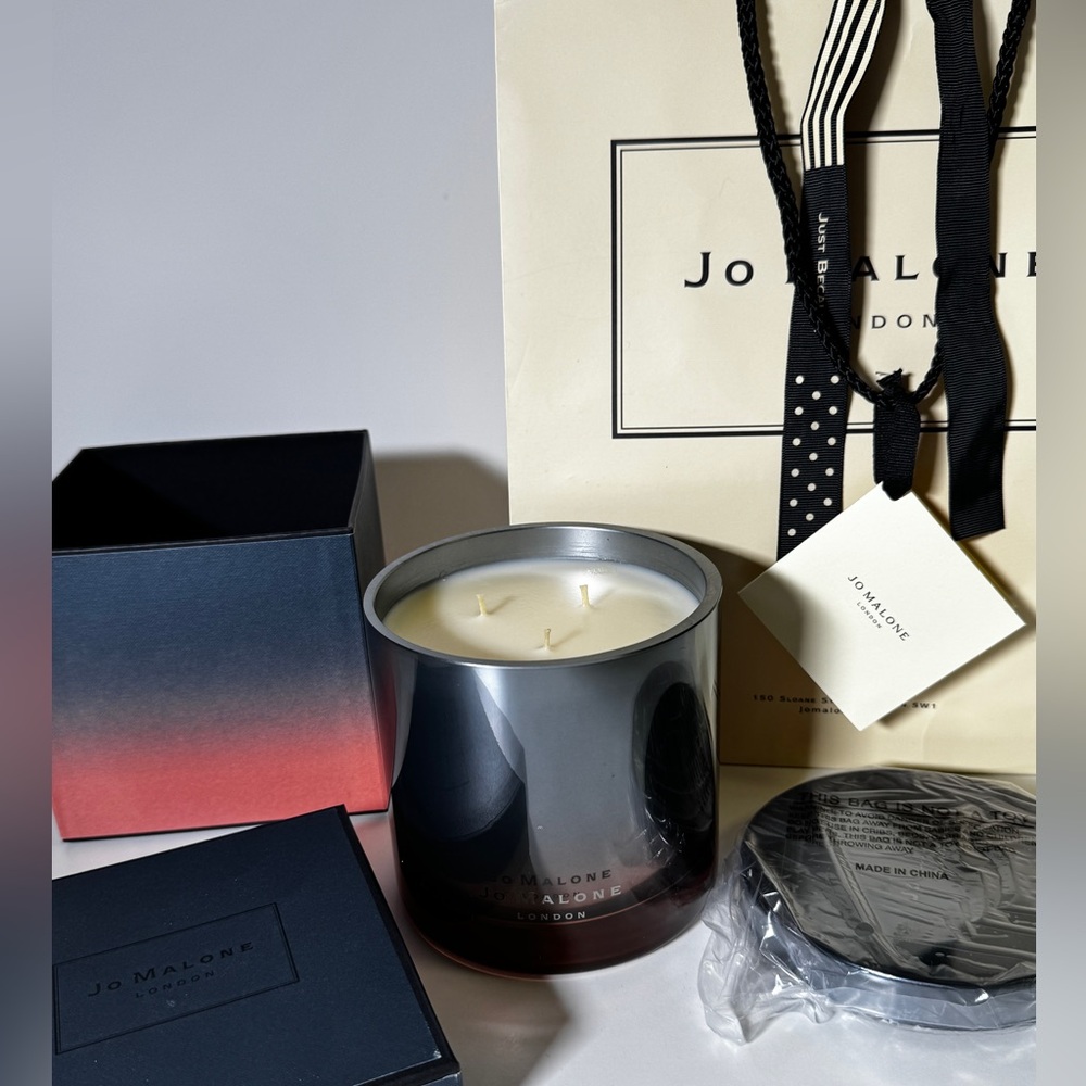 Jo Malone pomegranate Noir and Peony & Blush Suede Fragrance Layered Candle